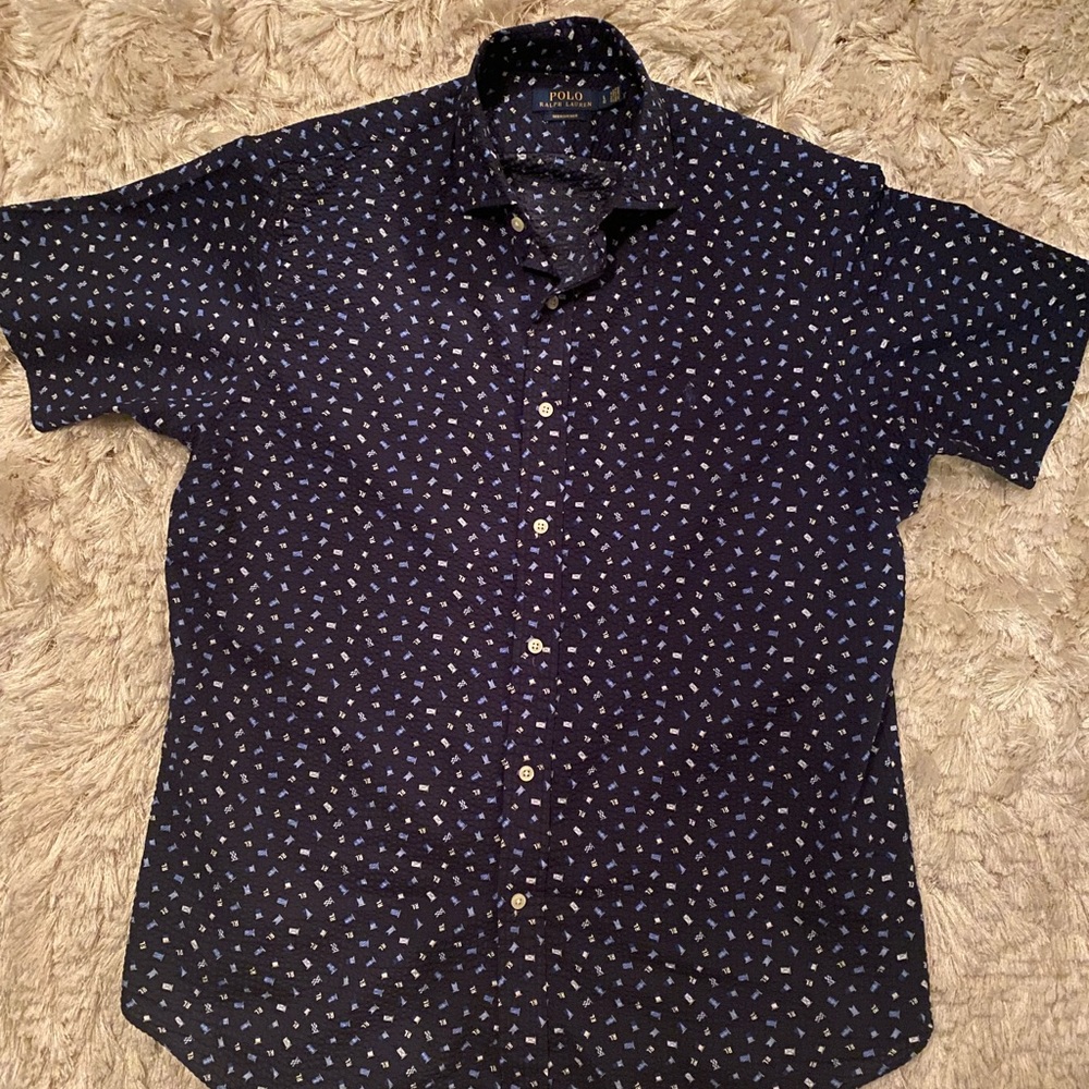 COPY - Men’s Polo Ralph Lauren Seersucker Shirt L